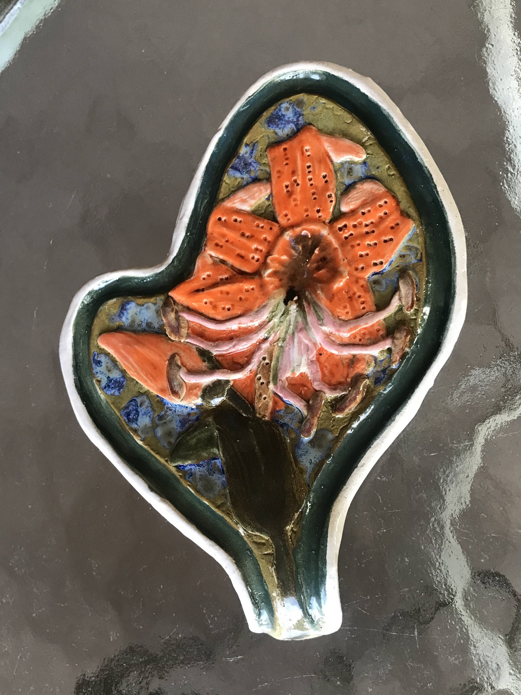 Tigerlily Spoon Rest Spoon Rest